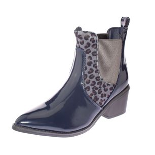 Bot&iacute;n Animal Print Navy V&iacute;a Franca Art. 52105b30421slnavy